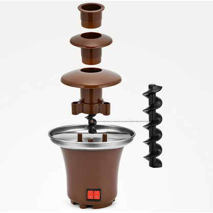 Electric Chocolate Fountain Machine Hot Chocolate Melting Dispenser
