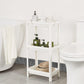 3 Tier Bathroom Shelving Units Freestanding Toilet Space Saver Shelf