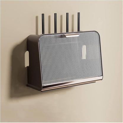 Luxury Wall-mounted WiFi Router Shelf for Space-Saving Convenience