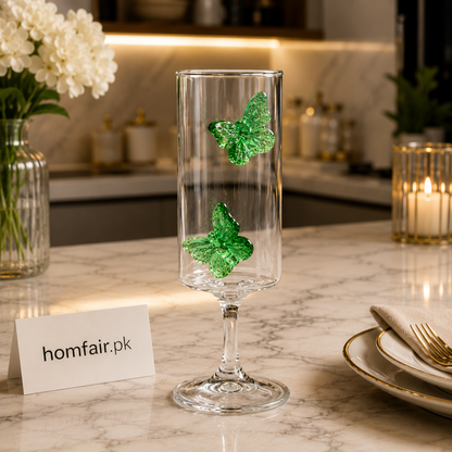 Luxury Butterfly Glass – Premium Decorative Drinkware
