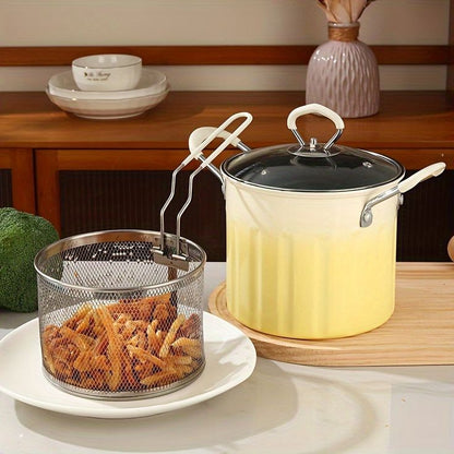 3 Litre Deep Frying Pot With Strainer