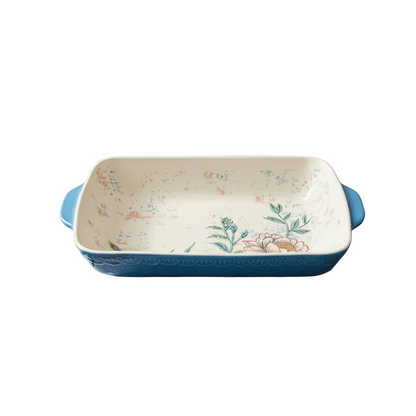 Brilliant Premium Magnolia 11" Baking Dish – Elegant Bakeware for Modern Home Baking