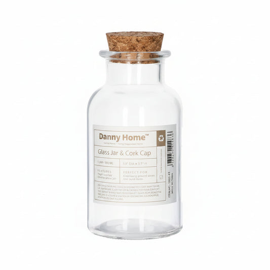 Danny Home Premium Glass Oil Bottle for Elegant Everyday Dining & Kitchen Use