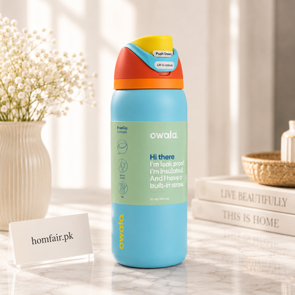 Owala Insulated Water Bottle Blue – 32oz
