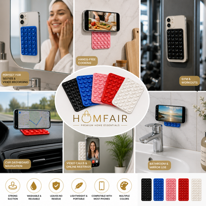 Premium Silicone Phone Suction Mount Pad