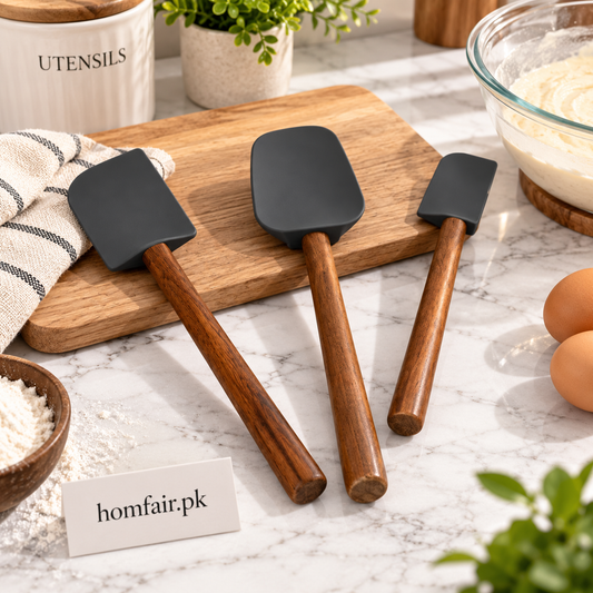 Danny Home Premium 3Pcs Spatula Set – Smart Kitchen Essential for Everyday Preparation