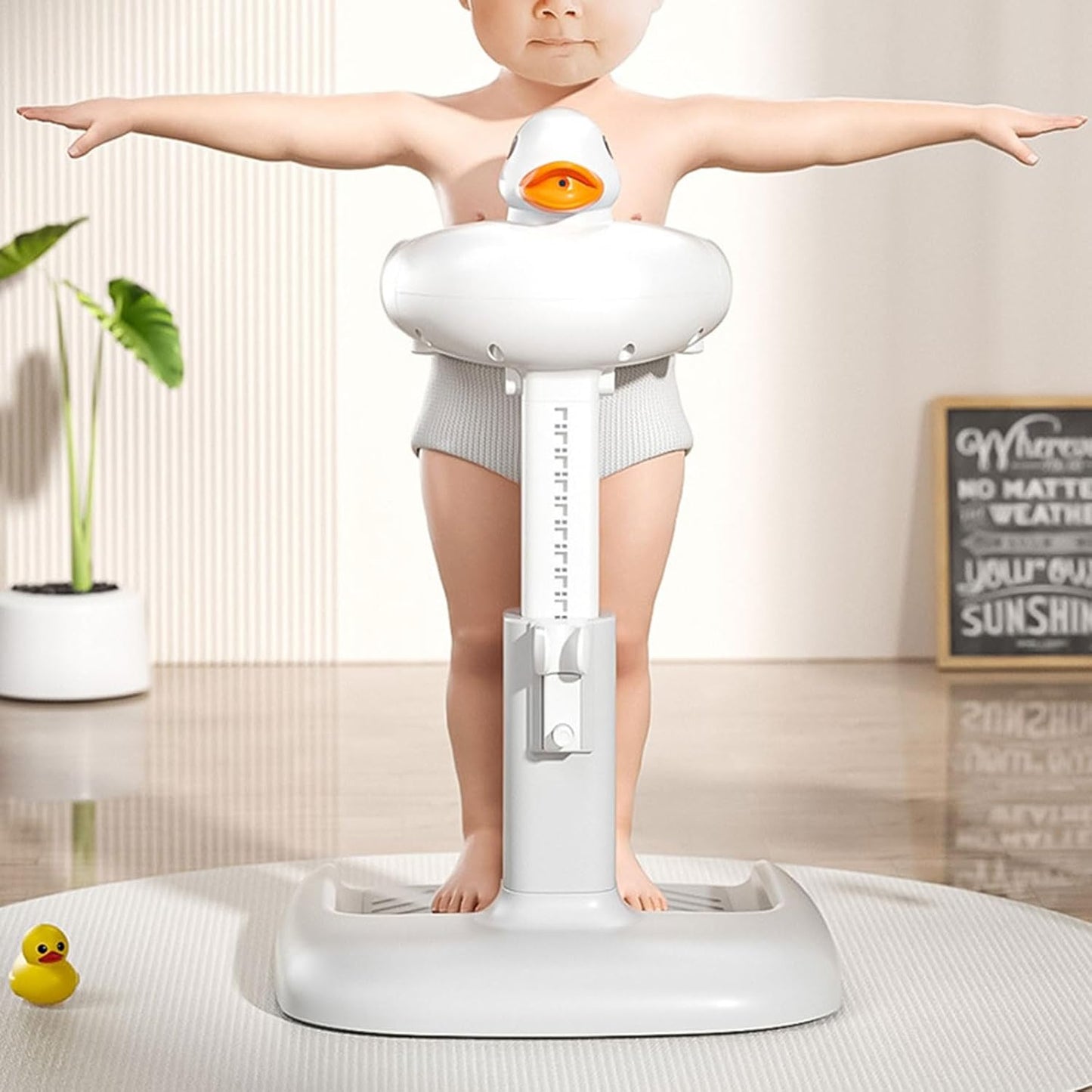 Cute Duck Baby Bath Water Thermometer Stand | Safe Bath Temperature Tester for Infants & Toddlers – Homfair.pk