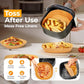 Premium Air Fryer Paper Liners Disposable Baking Sheets – Non Stick Oil Proof Basket Liners