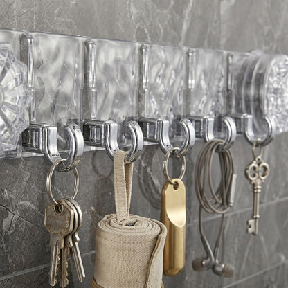 Luxury Crystal Wall Mounted Kitchen Hook Rack (1 Piece)