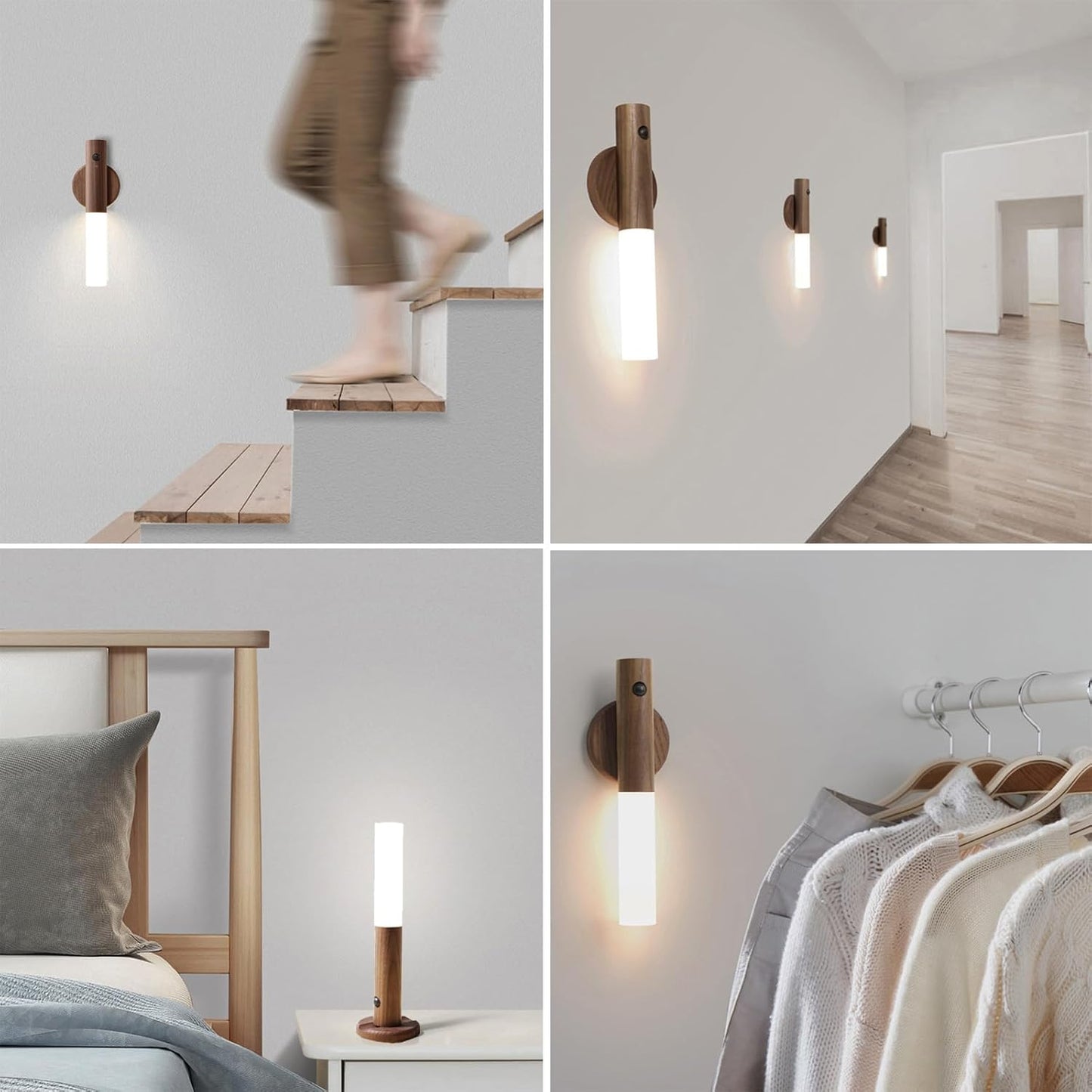 Wooden Motion Sensor Night Light
