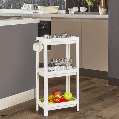 3 Tier Bathroom Shelving Units Freestanding Toilet Space Saver Shelf
