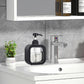 Premium Square Liquid Soap Dispenser Modern Refillable Pump Bottle