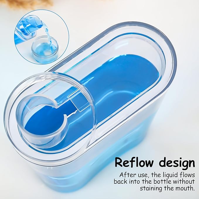 Transparent Air Tight Laundry Detergent Storage Detergent Dispenser with Measuring Cup
