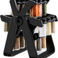 Rotating Spice Rack Organizer with 18 Spice Jars, Removable Countertop Spice Rack, 360° Rotating Ferris Wheel