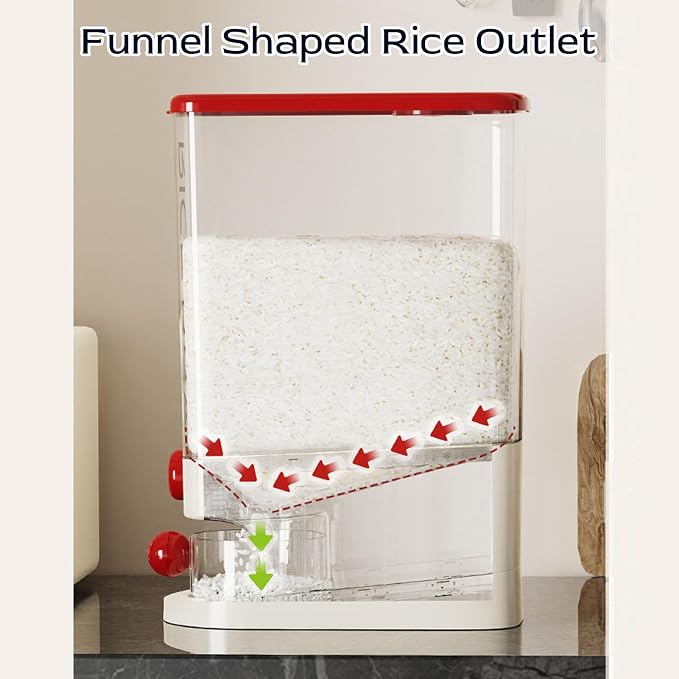 Premium 10KG Rice Storage Dispenser Container