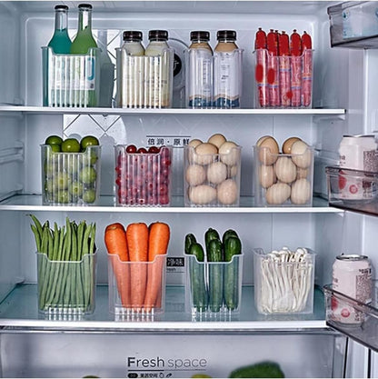 4-Piece Refrigerator Door Storage Bin Set for Fruits & Vegetables (4pcs)