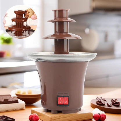 Electric Chocolate Fountain Machine Hot Chocolate Melting Dispenser