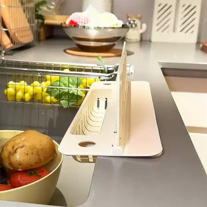 Multi-Purpose Sink Splash Guard & Dish Drying Organizer