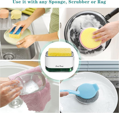 Easy Dispensing Soap Sponge Dispenser for Kitchen Sink