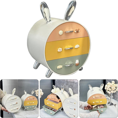 Luxury Bunny Drawer Organizer Cabinet for Vanity