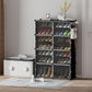 Attachable Cube Cabinet Shoe Rack Modular Storage Organizer