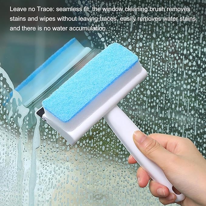 Window and Mirror Cleaning Wiper for Streak-Free Glass