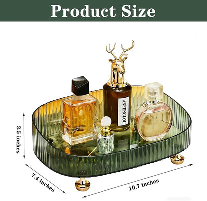 Acrylic Vanity Tray – Perfume & Cosmetic Organizer