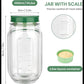 FreshVault Luxe Leakproof Salad Jar – Portable Food Container with Dressing Cup Premium On-the-Go Meal Bottle