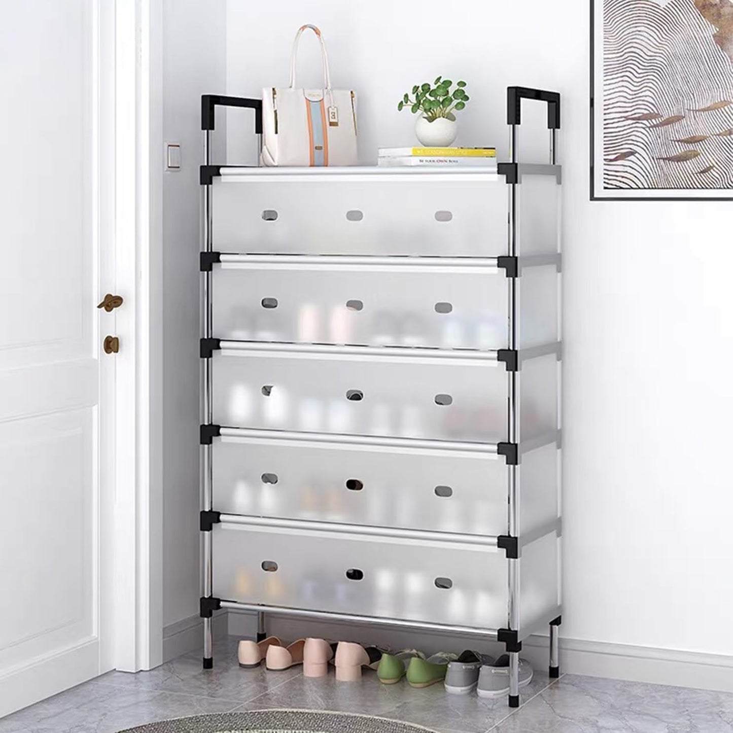 Dustproof Multilayer Shoe Rack
