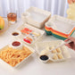 Luxury Serving Plate Set with Sauce Tray & Dumpling Dish