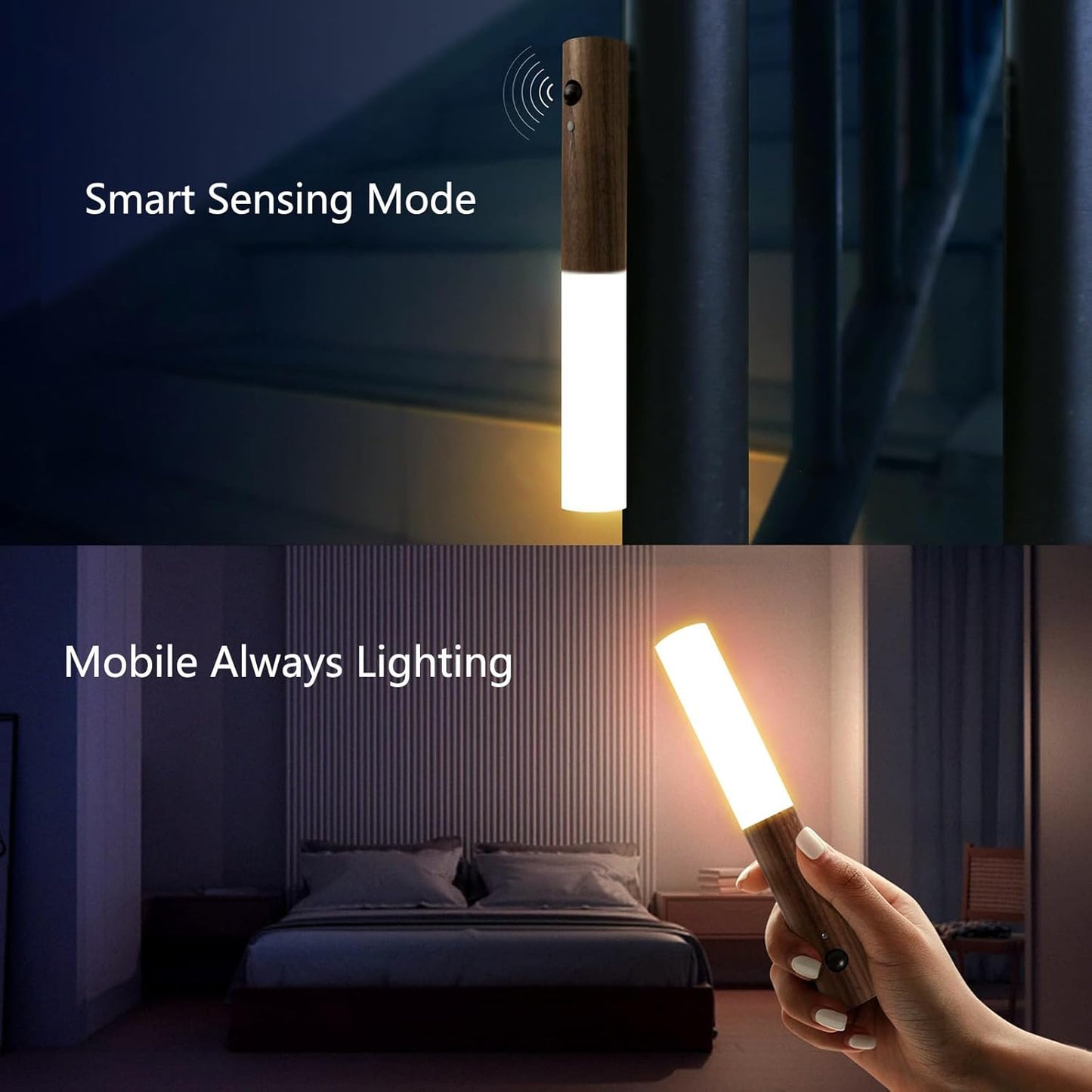 Wooden Motion Sensor Night Light