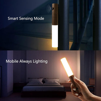 Wooden Motion Sensor Night Light