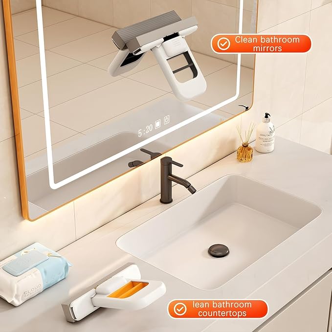 Compact Desktop Cleaning Mop Portable Water absorbing Sponge for kithchen & Office