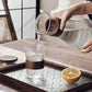 Heat-Resistant 4 Glass Cup & Kettle Set Elegant Chinese Style Drinkware