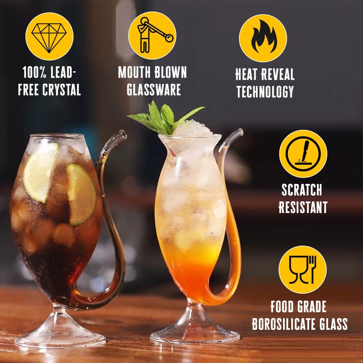 Melbify Cocktail Glass 340ML Unique Sipper for Stylish Cocktails