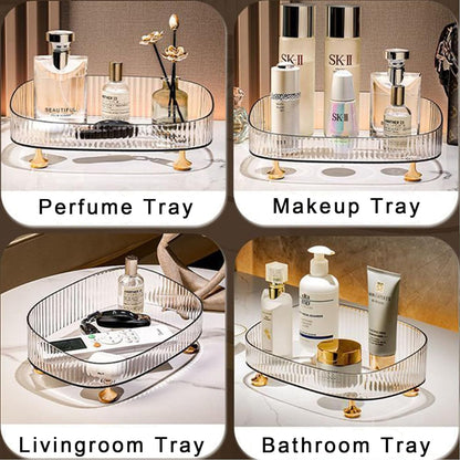 Acrylic Vanity Tray – Perfume & Cosmetic Organizer