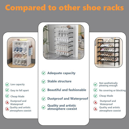 Dustproof Multilayer Shoe Rack