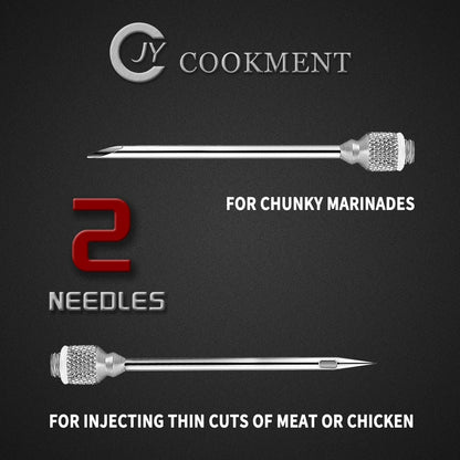 Meat Marinade Syringe Stainless Steel BBQ Flavor Injector