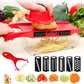 6 in 1 Multi-function Vegetable Mandoline Slicer