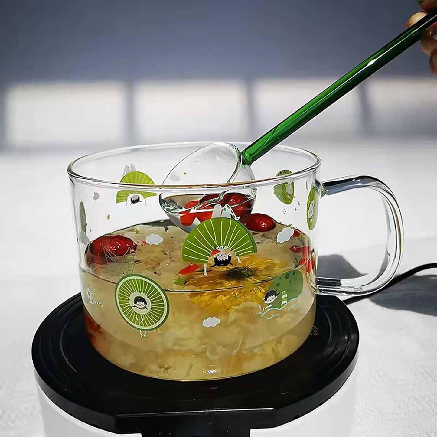 Heat Resistant Tarka Spoon Long Handle Cooking and Serving Spoon