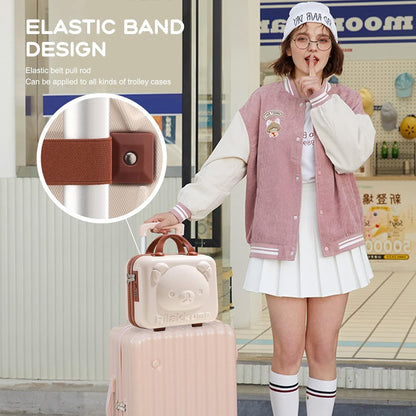 Cute & Compact Travel Cosmetic Bag Durable Makeup Handbag
