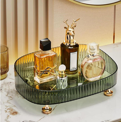Acrylic Vanity Tray – Perfume & Cosmetic Organizer