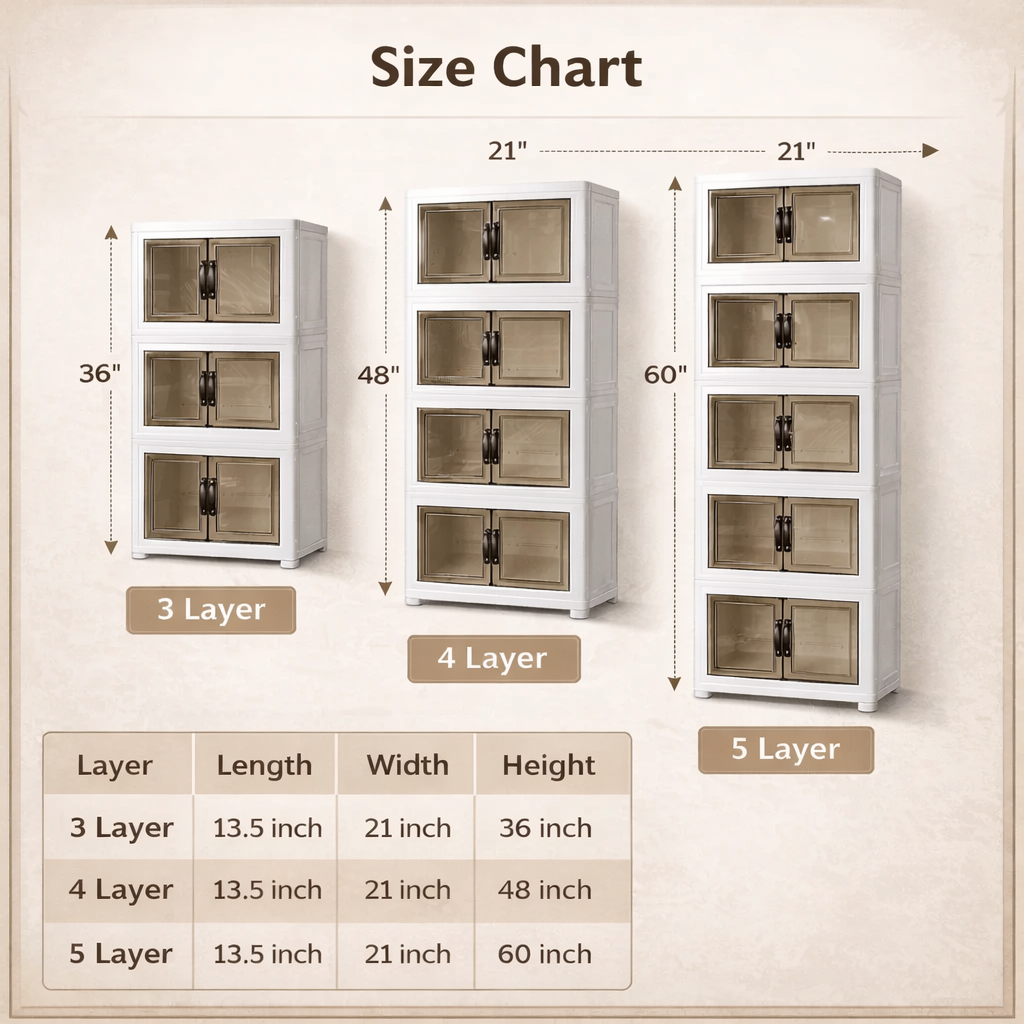 Heavy Duty Folding Wardrobe – Multi Storage Locker
