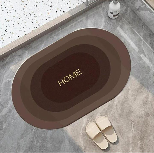 Brown Home Mat for Home Entrance Non-Slip Door Mat for Indoor & Outdoor Use
