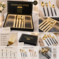 Premium 24-Piece Portuguese Stainless Steel Cutlery Set