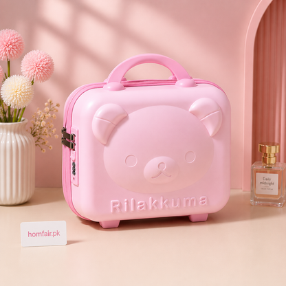 Cute & Compact Travel Cosmetic Bag Durable Makeup Handbag