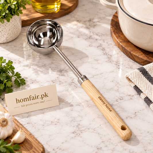 Danny Home Premium Stainless Steel Multi Sauce Spoon – Elegant Kitchen Serving Tool for Everyday Cooking