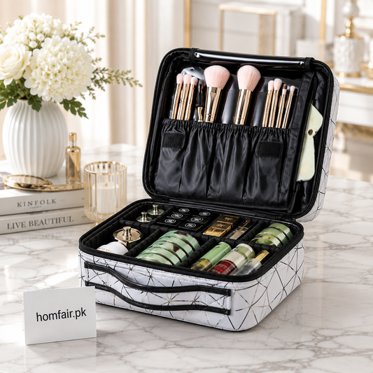 Portable Makeup Organizer Travel Case Waterproof Cosmetic Storage Bag