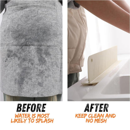 Luxury Suction Sink Water Blocking Plate | Kitchen Sink Splash Guard