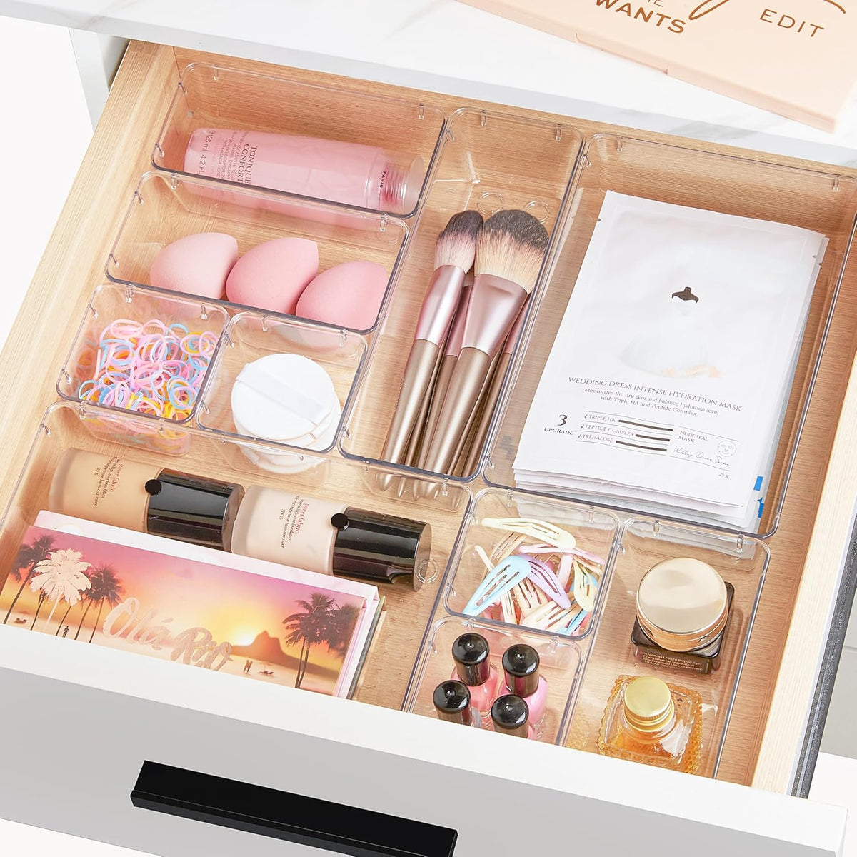 Transparent Drawer Organizer – Clear Multipurpose Storage Box
